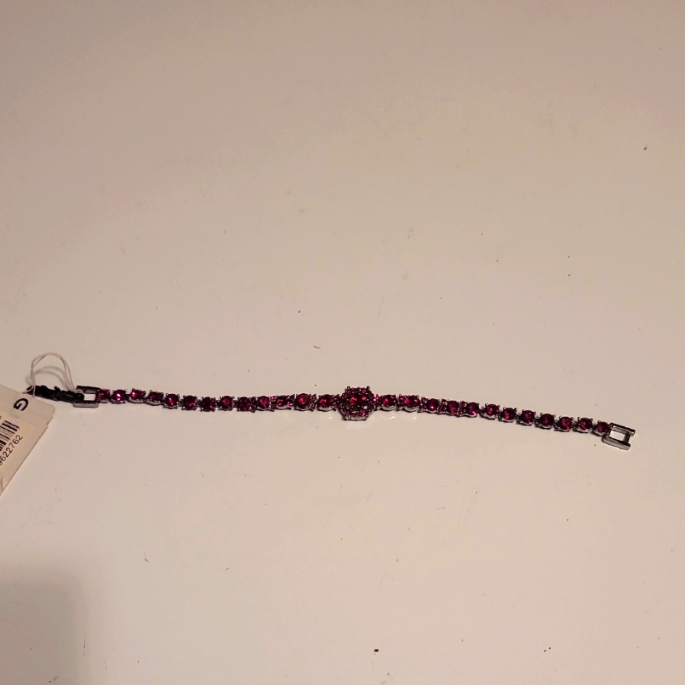 NWT Vintage Givency Elegant Ruby Bracelet